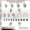 Service Caster 3.5 Inch 316SS Thermoplastic Rubber Wheel Swivel Bolt Hole Caster SCC-SS316BH20S3514-TPRB - alternate 5